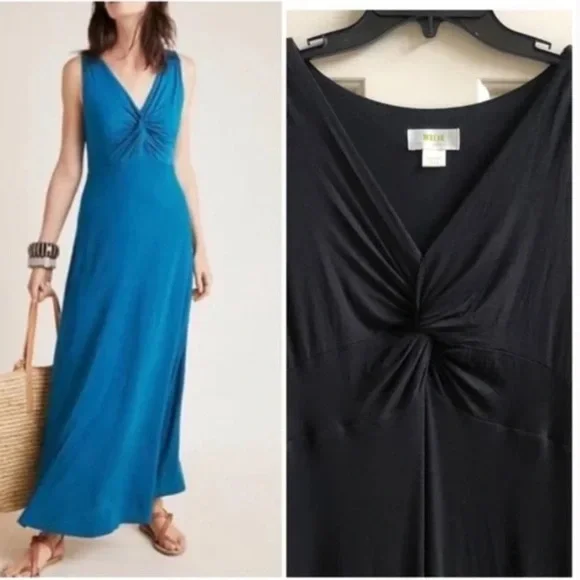 Anthropologie Dresses Anthropologie Maeve Camilla Jersey Black